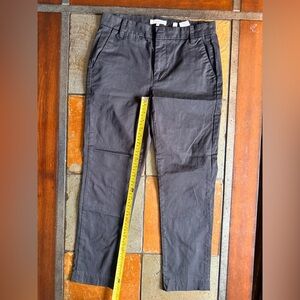 Vince navy size 4 chino pant workwear office belt loops pockets trouser woman’s
